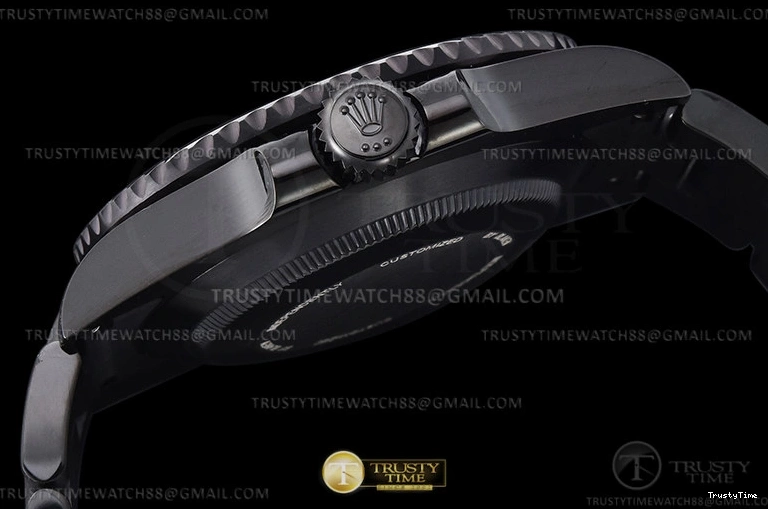 1121 ROLSUB0425A – Blaken Sub 116610LV PVD SS Black V6F V2 VS Cozy 1051